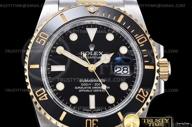 0417 Submariner 116613LN 904L YG SS Black ARF V3 SH Breathable 1086